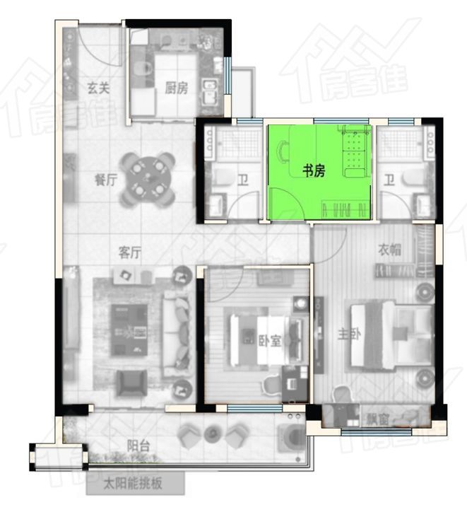 荆门碧桂园楚悦台户型解析