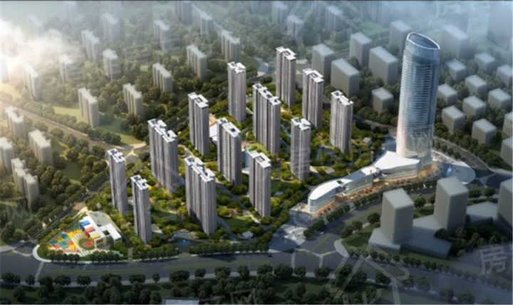 中荆国际金融中心效果图 中荆国际金融中心效果图