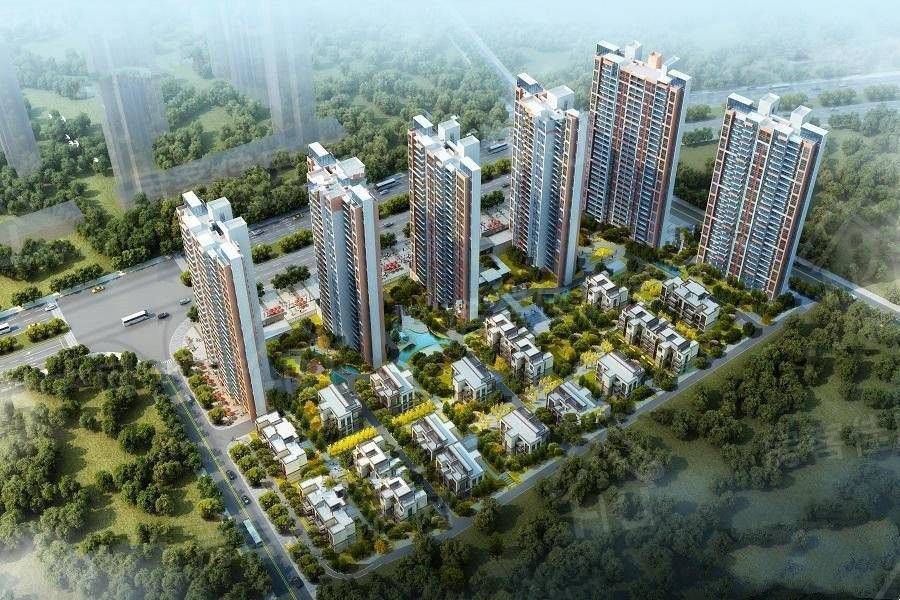 紫荆澜庭鸟瞰图 紫荆澜庭鸟瞰图