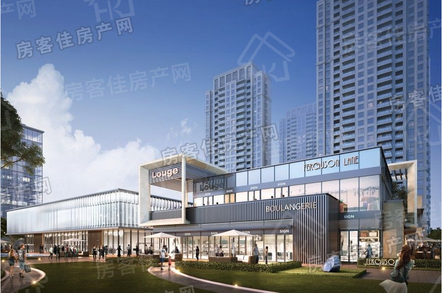 龙山中央商务区效果图 龙山中央商务区效果图