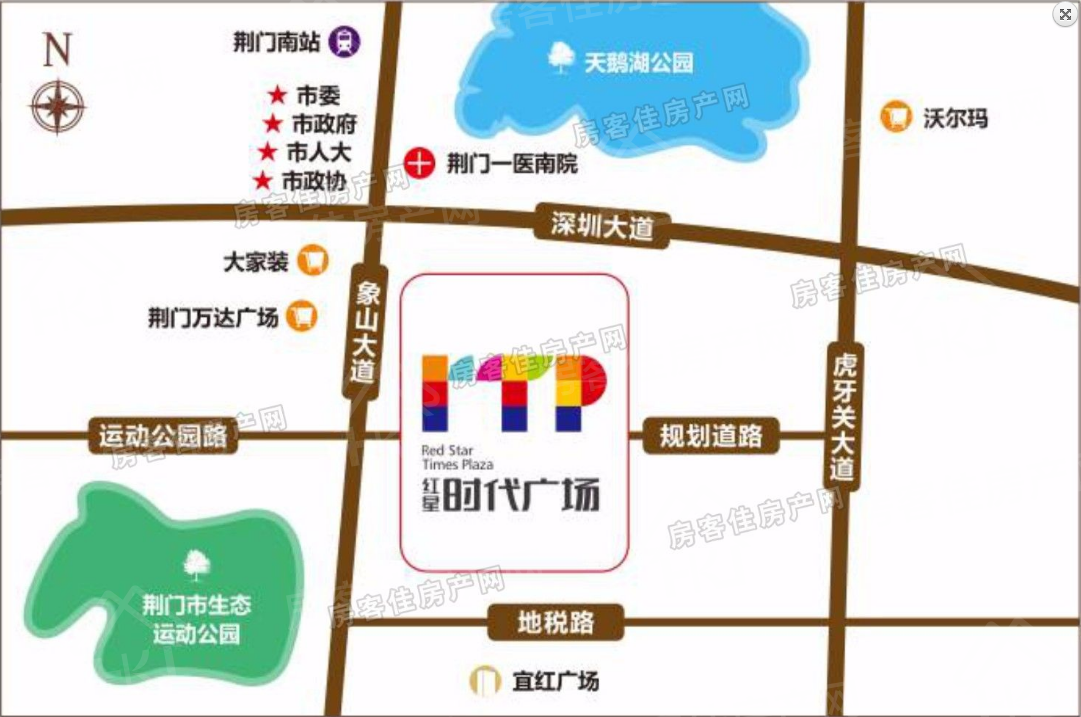 红星时代广场交通规划图