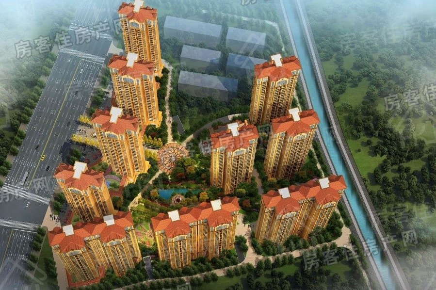 中央华府鸟瞰图 中央华府鸟瞰图