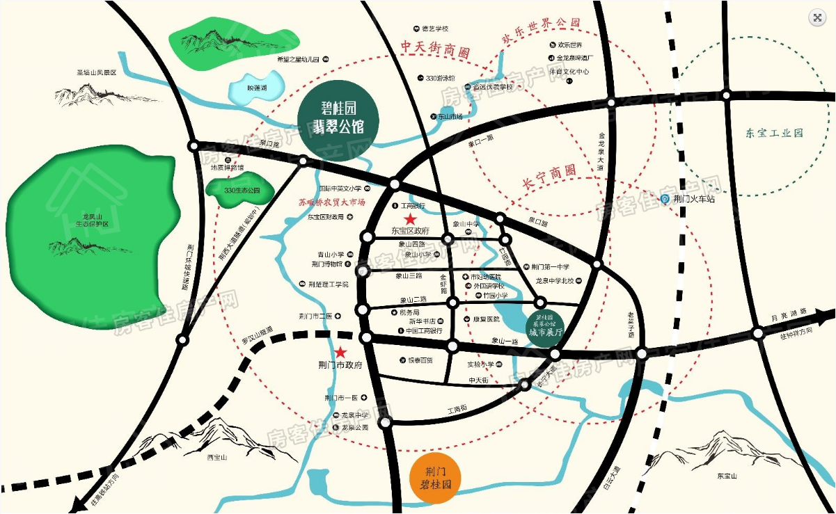碧桂园翡翠公馆规划示意图 碧桂园翡翠公馆规划示意图