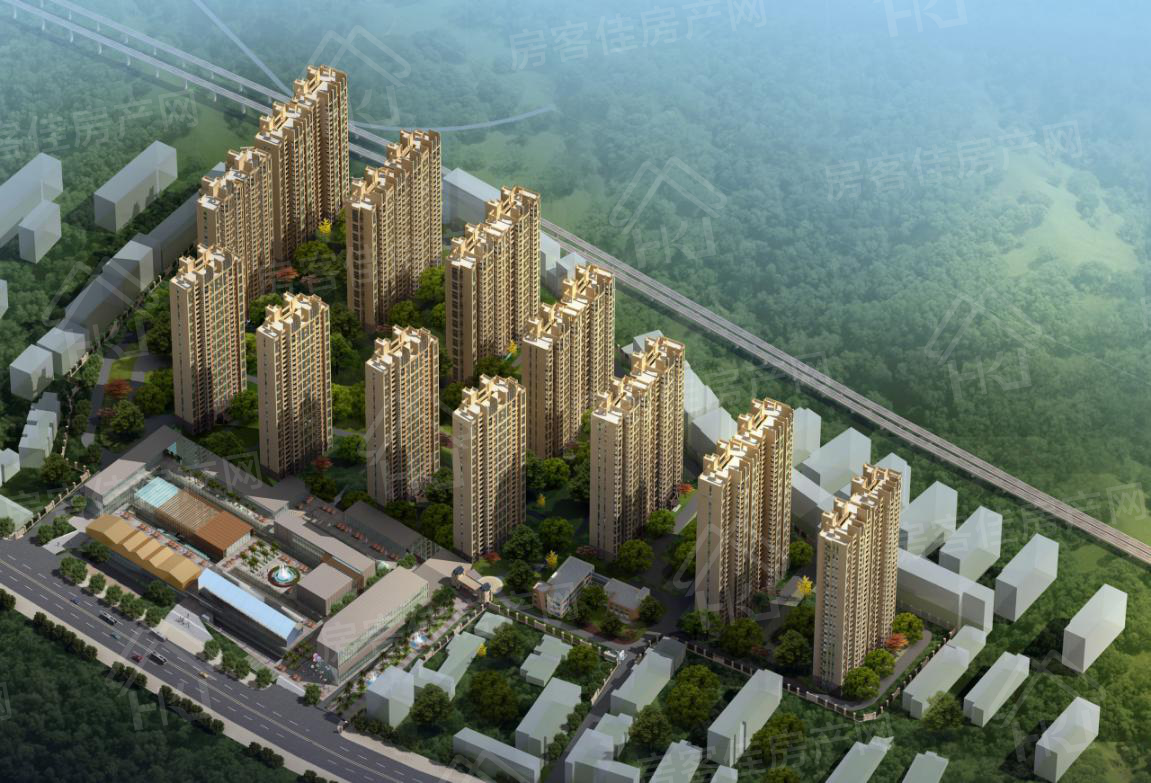 中国铁建·公园3326效果图 中国铁建·公园3326效果图