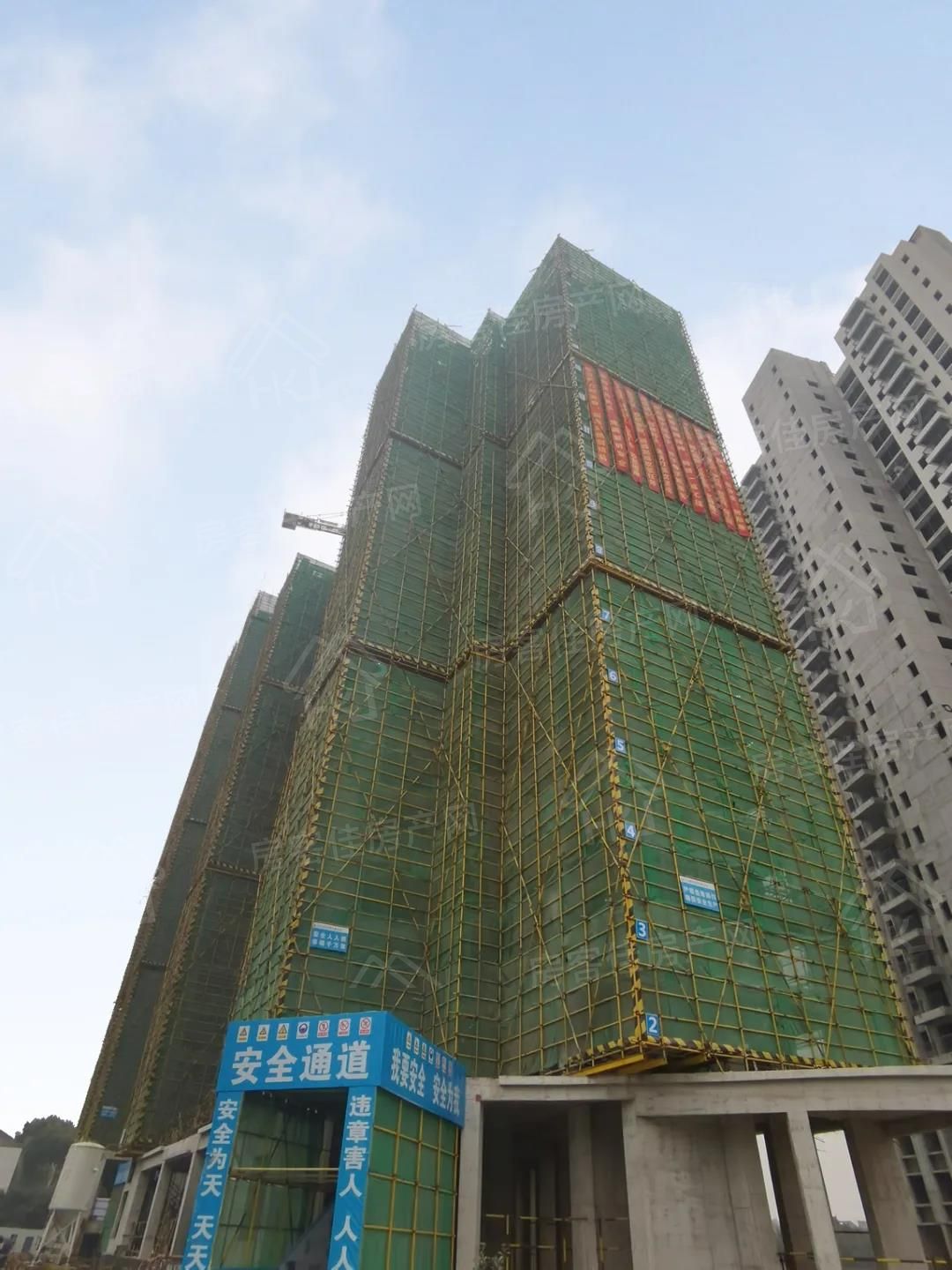 紫荆澜庭工程进度实景图 紫荆澜庭工程进度实景图