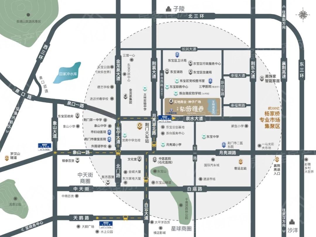 实地·紫薇雅著区位图 实地·紫薇雅著区位图