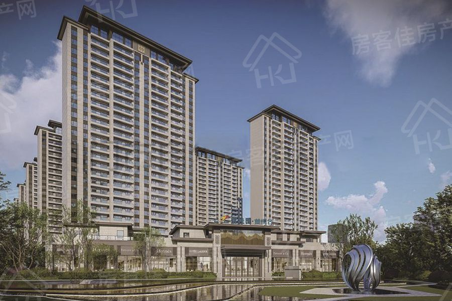 碧桂园楚悦台沿街透视图 碧桂园楚悦台沿街透视图