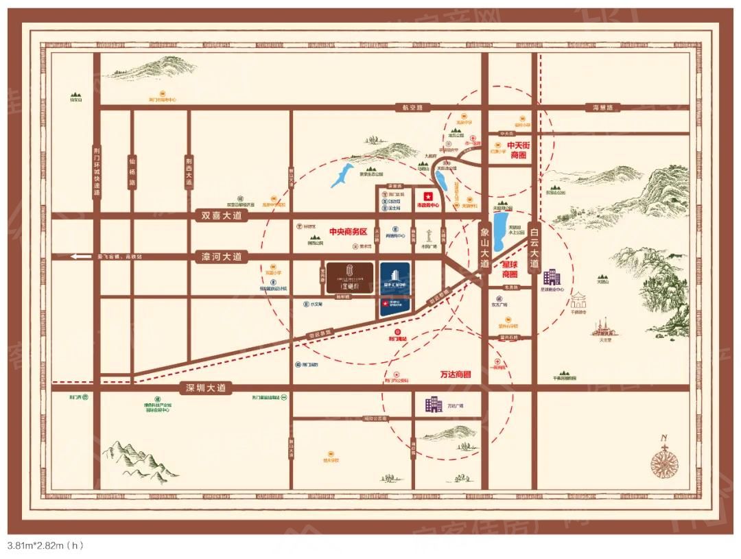 汇金中心·金樾府区位图 汇金中心·金樾府区位图