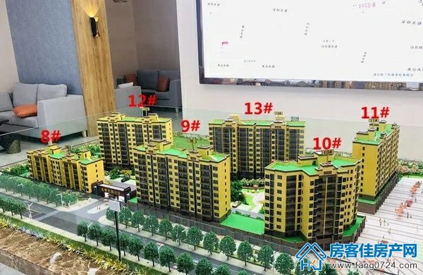 荆门龙锦花园沙盘图