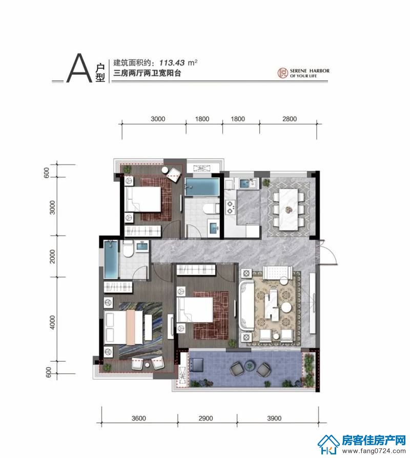 泓盈溪悦湾户型图 泓盈溪悦湾户型图
