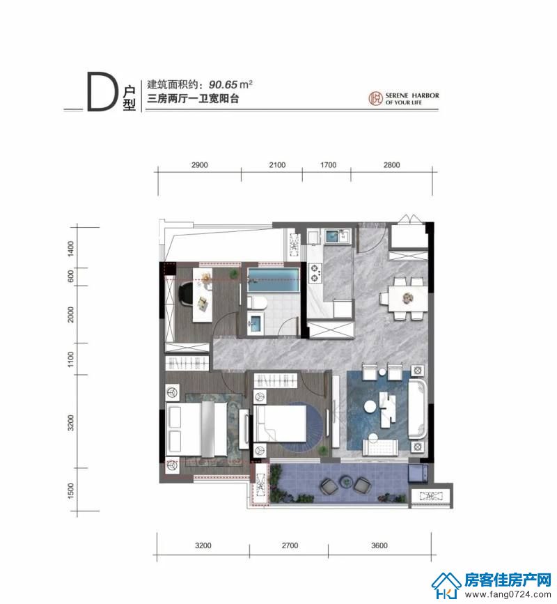 泓盈溪悦湾户型图 泓盈溪悦湾户型图