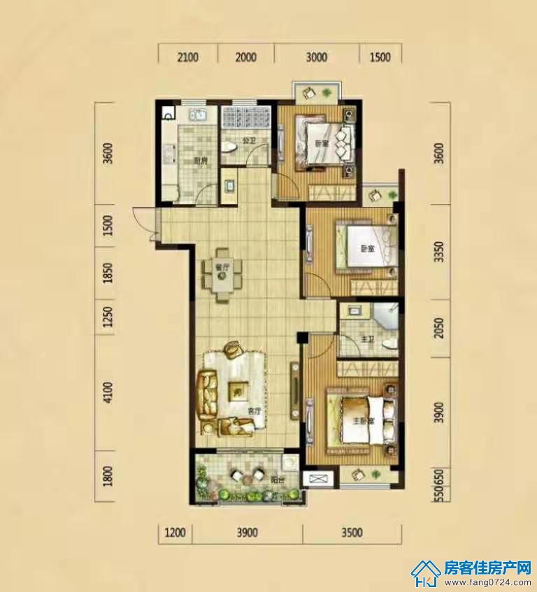 荆门佳信·凯旋城户型图 荆门佳信·凯旋城户型图
